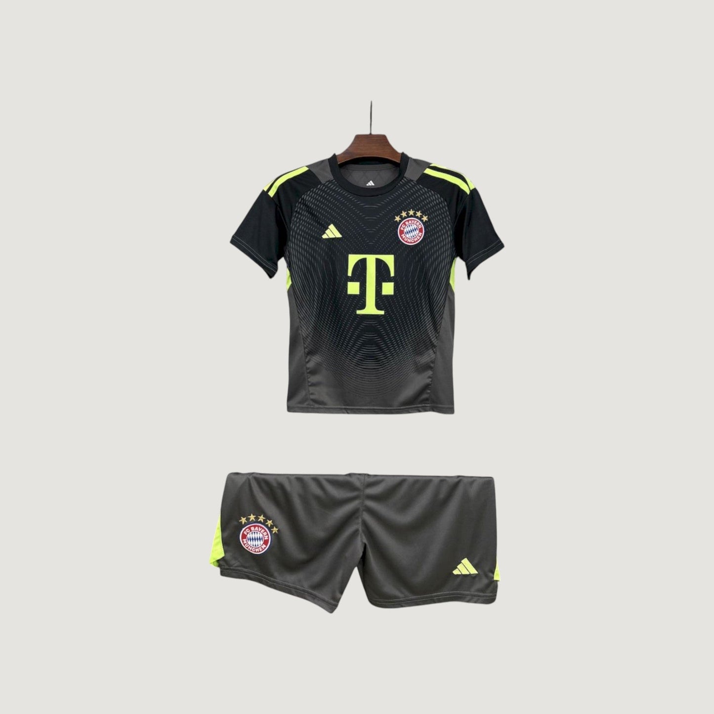 Bayern Munich – Ensemble Gardien 25/26 Enfant – Noir & Jaune