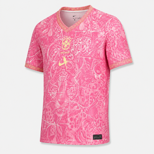 Brésil – Maillot Concept Léopard 25/26 – Rose