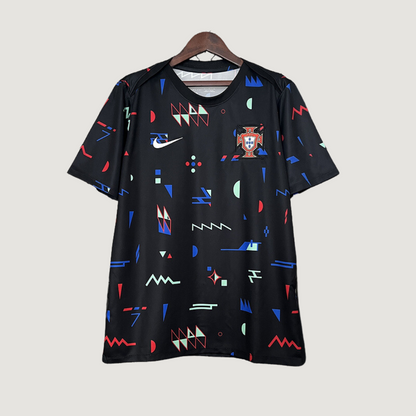 Portugal - Maillot Entrainement 24/25 - Noir ( Fan )