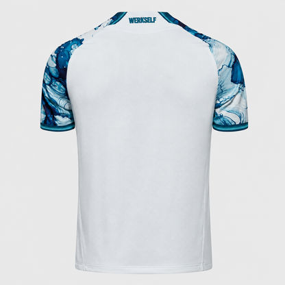 Maillot Bayern Leverkusen Extérieur 2026/2027 Bleu Blanc Dos