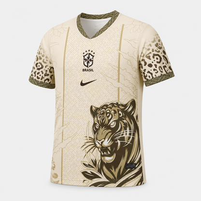Maillot Brésil concept beige léopard 