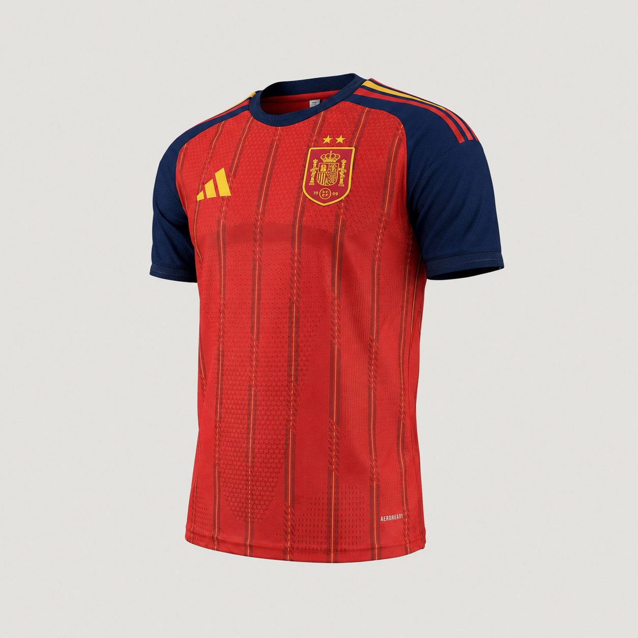 Maillot Espagne Domicile CDM 2 étoiles rouge 