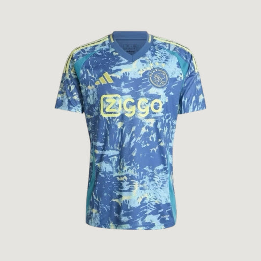 maillot Ajax 24/25 jaune bleu extérieur