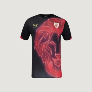 Athletic Bilbao - Maillot pré-match 24/25 - Noir, Rouge