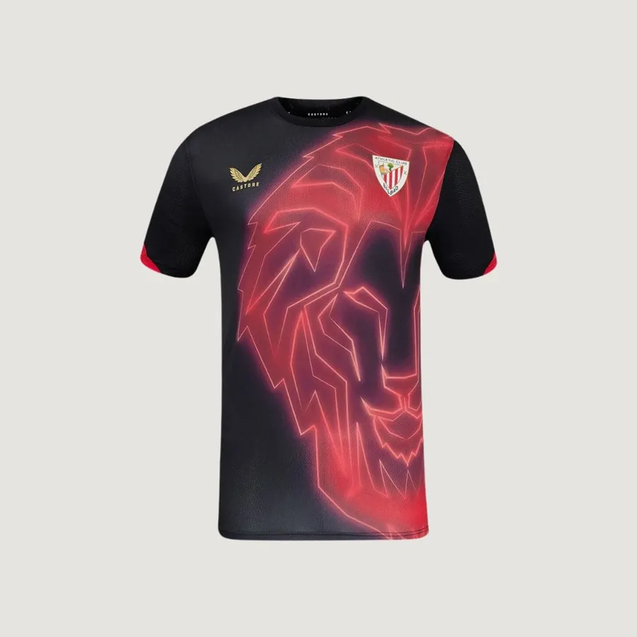 Athletic Bilbao - Maillot pré-match 24/25 - Noir, Rouge
