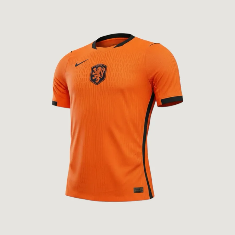Pays-Bas – Maillot Domicile Coupe du Monde 2026 Player Version – Orange & Noir