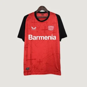 Bayer 04 Leverkusen - Maillot Domicile 24/25 - Rouge, Noir