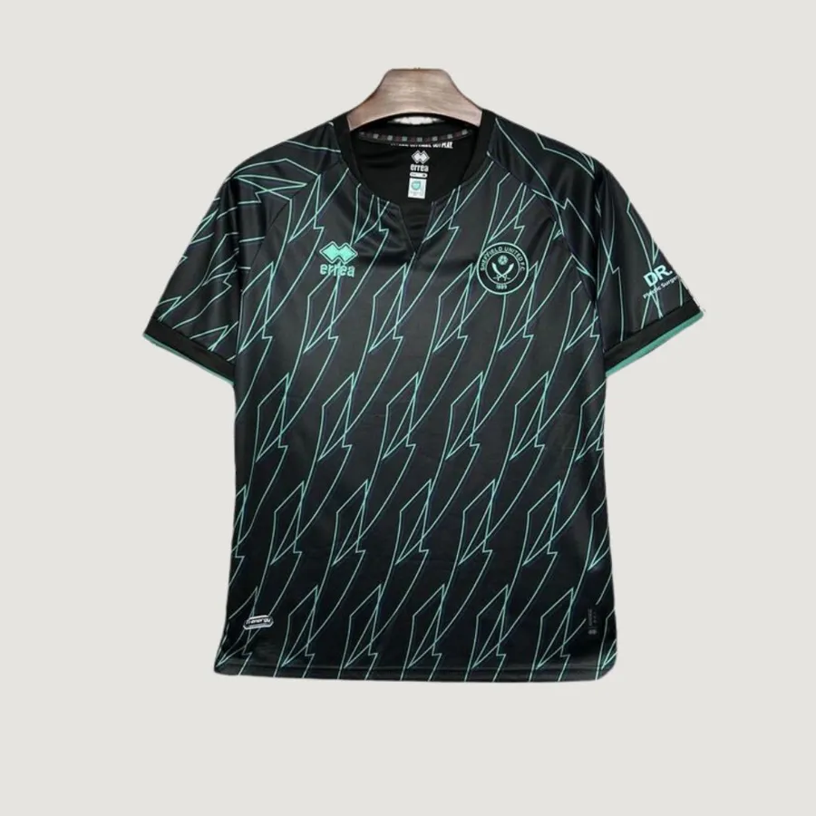 Sheffield United - Maillot Extérieur 24/25 - Noir ( Fan )