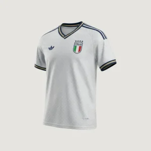 Italie – Maillot Extérieur Coupe du Monde 2026 – Blanc, Bleu marine, Or