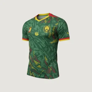 Cameroun – Maillot Domicile Coupe du Monde 2026 – Vert, Jaune, Rouge