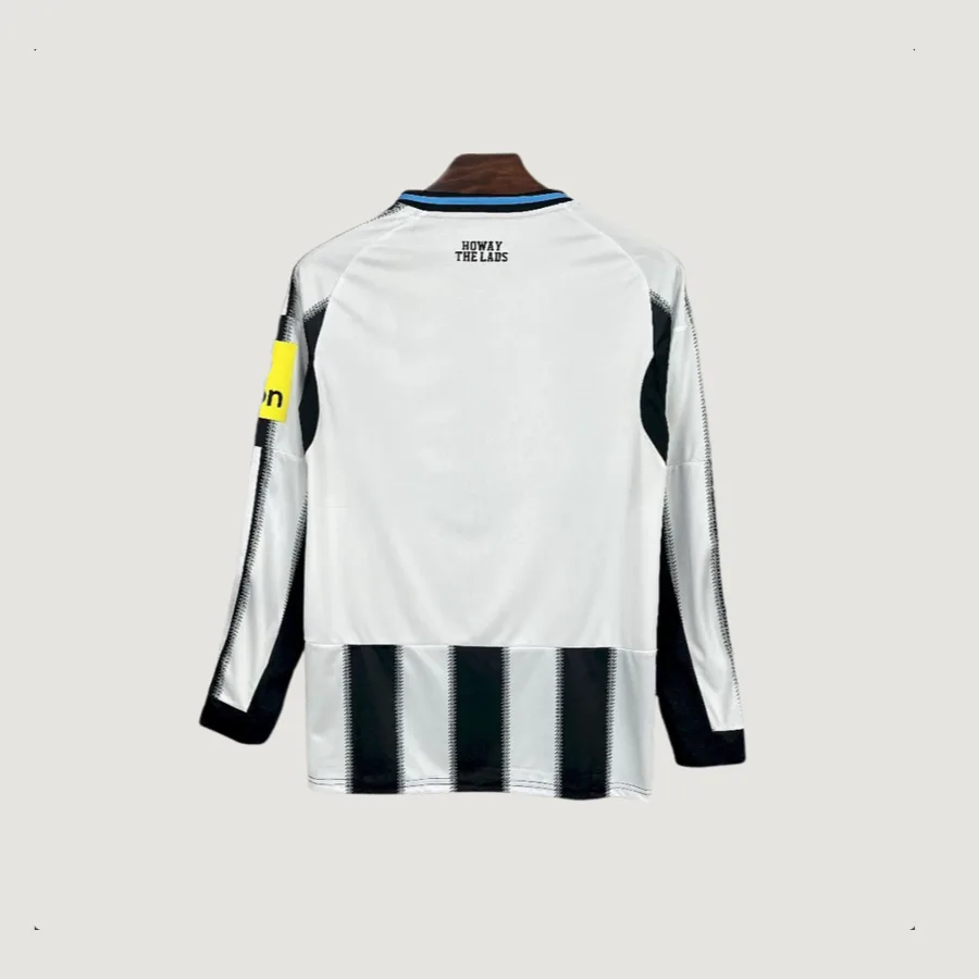 Newcastle – Maillot Domicile 25/26 Manches Longues – Noir, Blanc