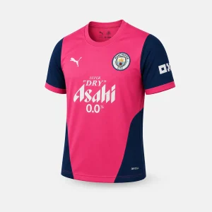 Manchester City – Maillot Entraînement 26/27 – Rose/Bleu