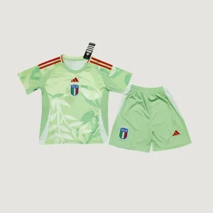 Italie – Maillot Quatrième Extérieur Enfant 25/26 – Vert
