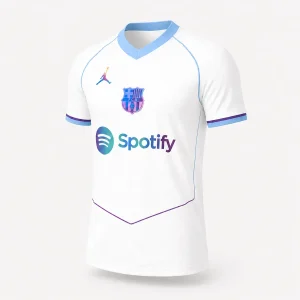 FC Barcelone – Maillot Concept 25/26 – Blanc / Bleu