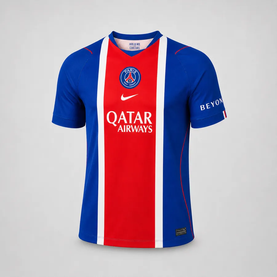 Paris – Maillot Domicile 26/27 - Bleu / Rouge