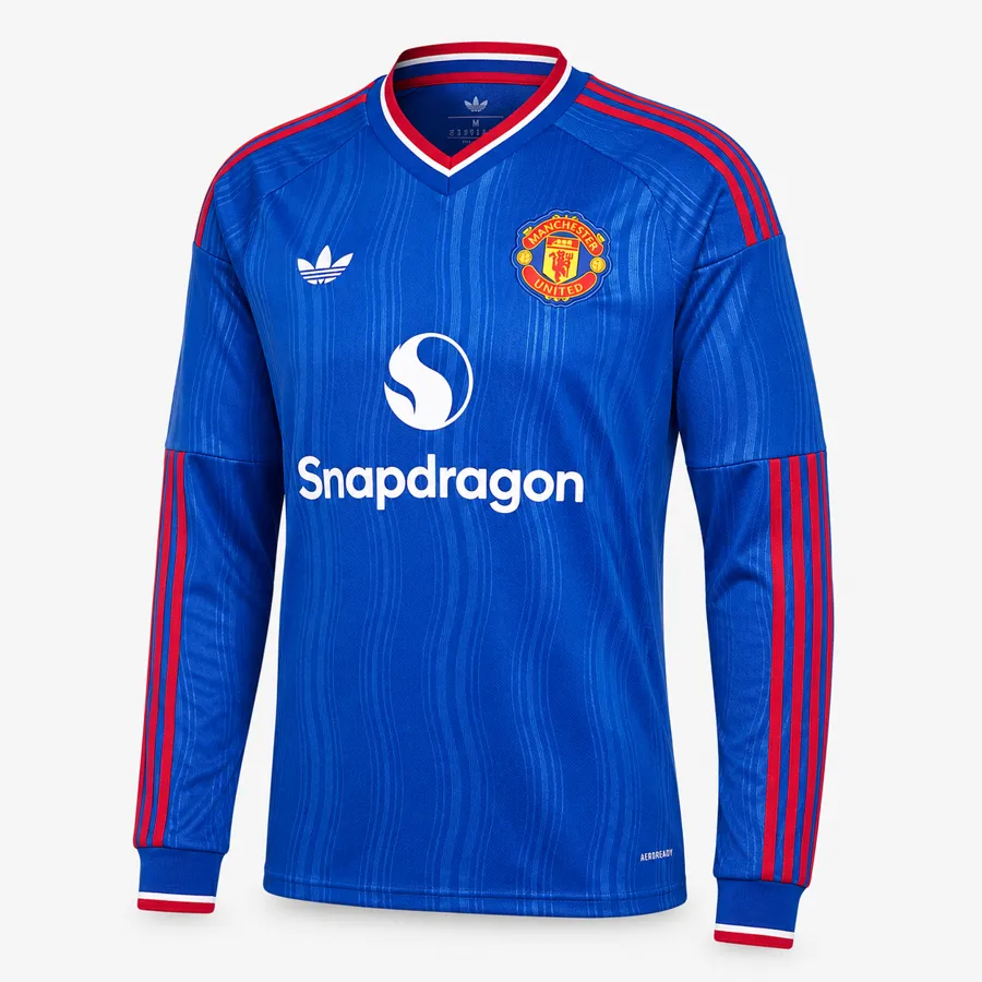Manchester United – Maillot Extérieur Manches Longues 26/27 - Bleu