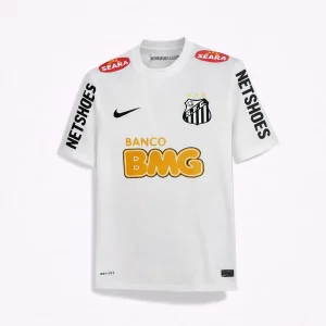 Santos - Maillot Rétro Domicile 11/12 - Blanc
