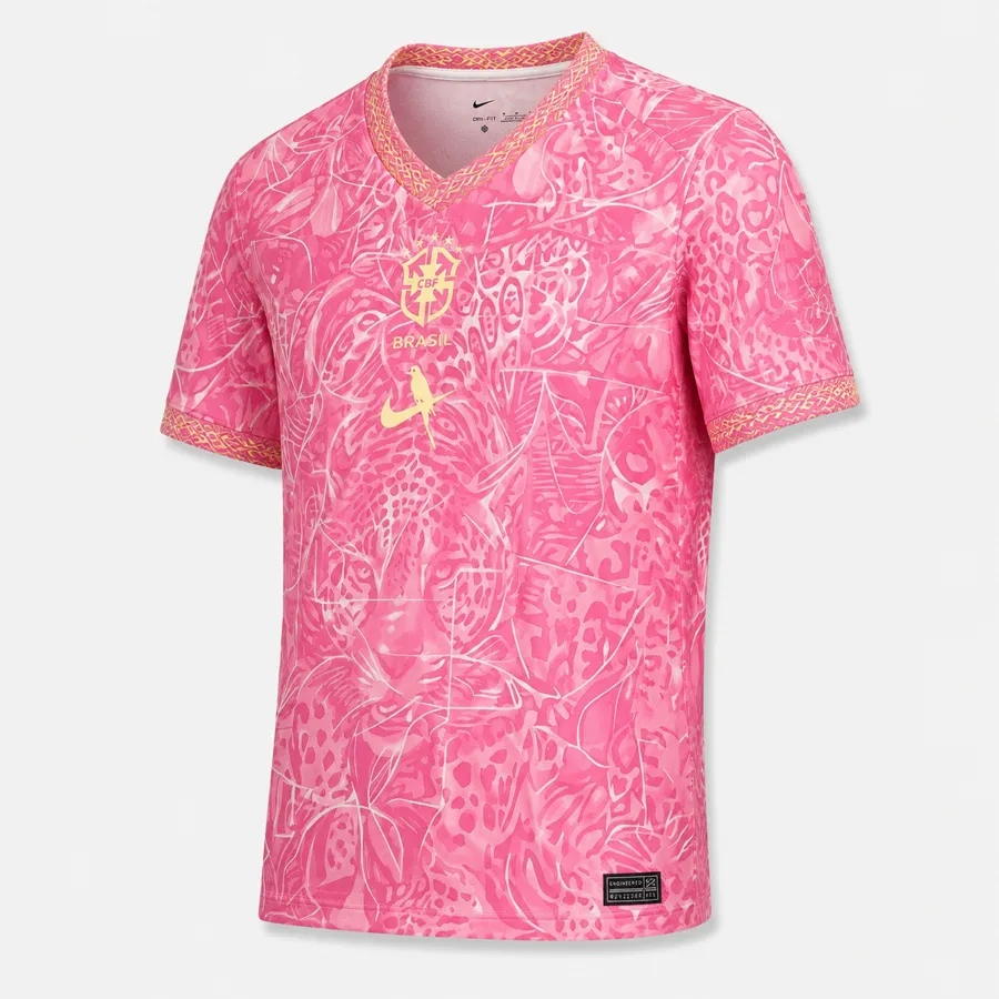 Brésil – Maillot Concept Léopard 25/26 – Rose