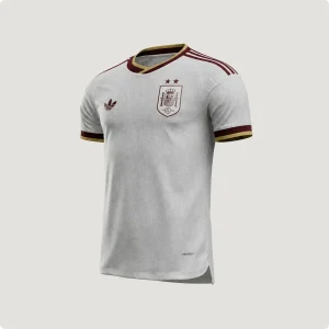 Espagne – Maillot Extérieur Coupe du Monde 2026 – Blanc (2 étoiles)