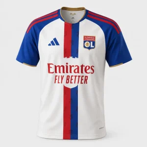 Olympique Lyonnais – Maillot Domicile 26/27 - Blanc/Bleu