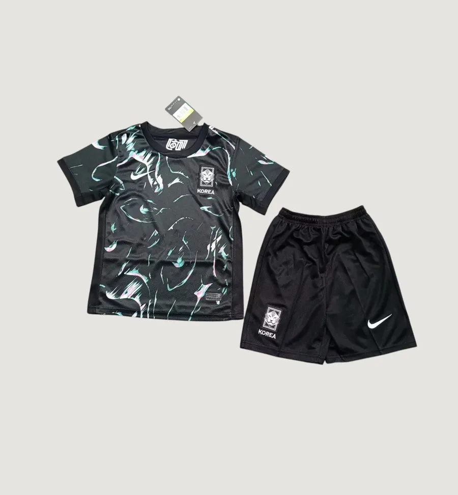 Corée Du Sud – Maillot Extérieur Enfant 24/25 – Noir