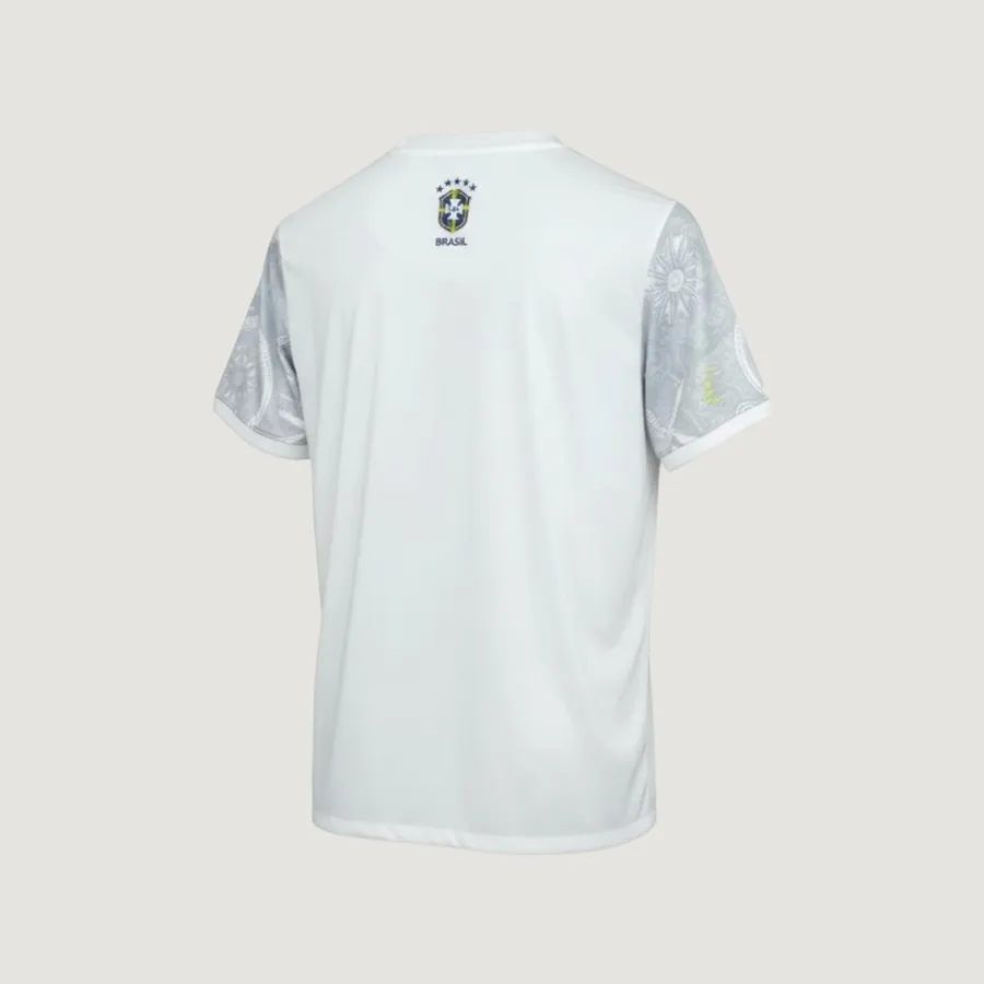 Brésil – Maillot Concept 25/26 – Blanc & Gris