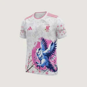 Japon – Maillot Concept 25/26 – Blanc & Rose Sakura