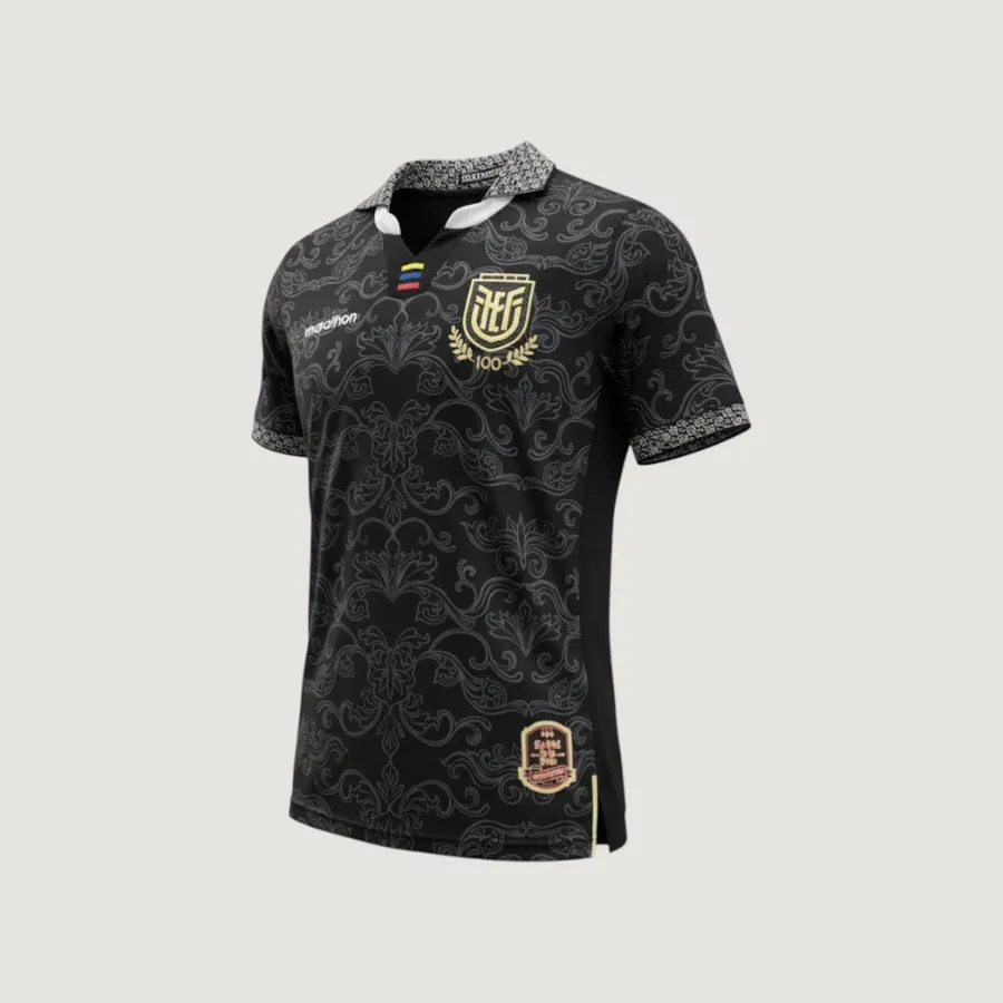 Équateur – Maillot Gardien Coupe du Monde 2026 – Noir, Or, Gris