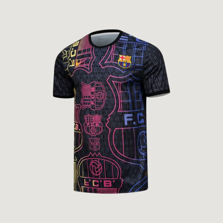 FC Barcelone – Maillot Concept 25/26 – Noir, Rose, Bleu & Jaune