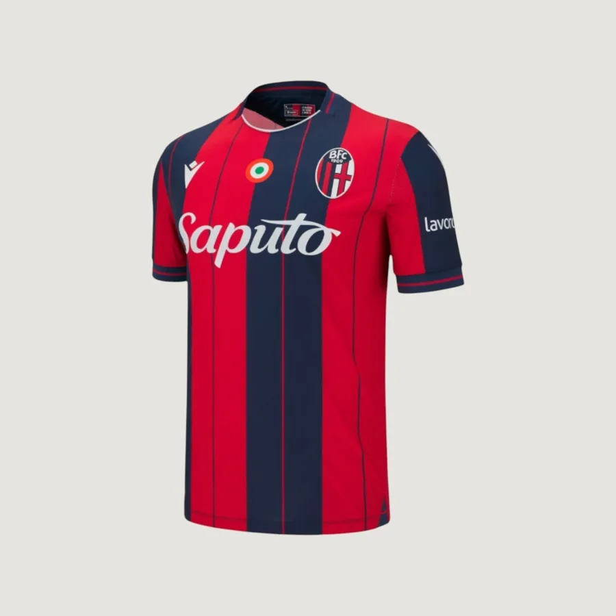 Bologne FC – Maillot Domicile 25/26 – Rouge & Bleu