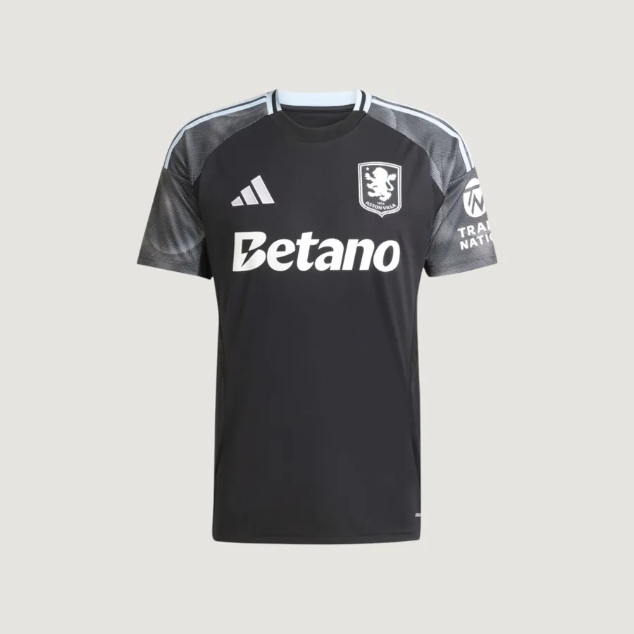 Aston Villa – Maillot Extérieur 25/26 – Noir & Gris
