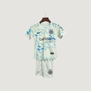 INTER MILAN – ENSEMBLE EXTÉRIEUR 25/26 ENFANT – BLANC & BLEU