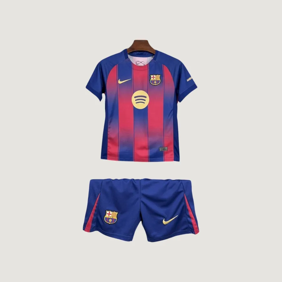 FC Barcelone – Ensemble Domicile 25/26 Enfant – Bleu & Rouge