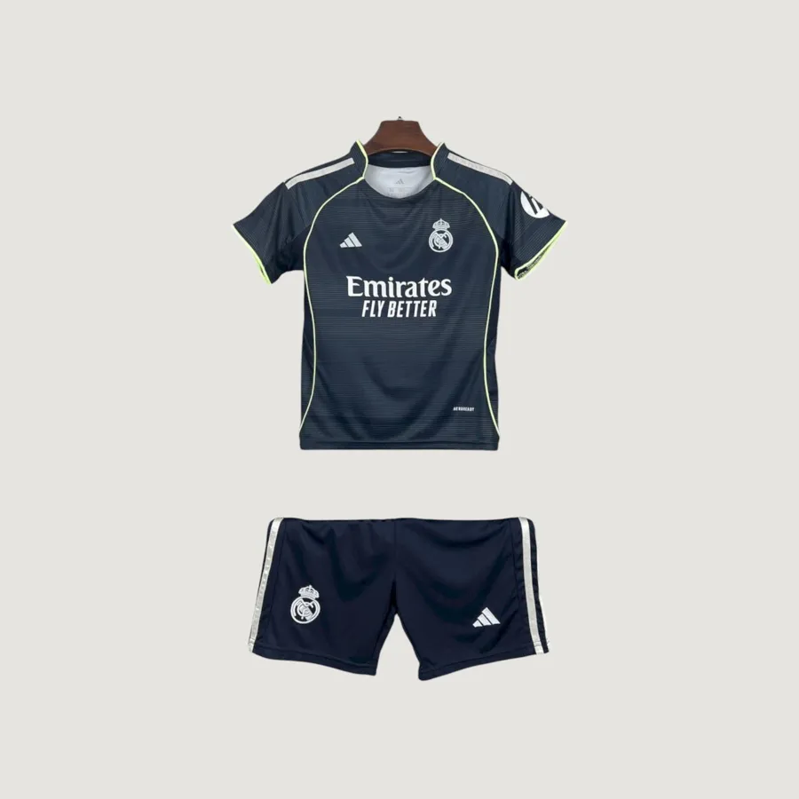 Real Madrid – Ensemble Extérieur 25/26 Enfant – Noir