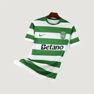 Sporting Portugal – Maillot Domicile 25/26 – Vert & Blanc