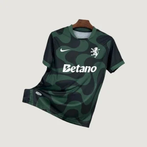 Sporting Portugal – Maillot Extérieur 25/26 – Vert & Noir