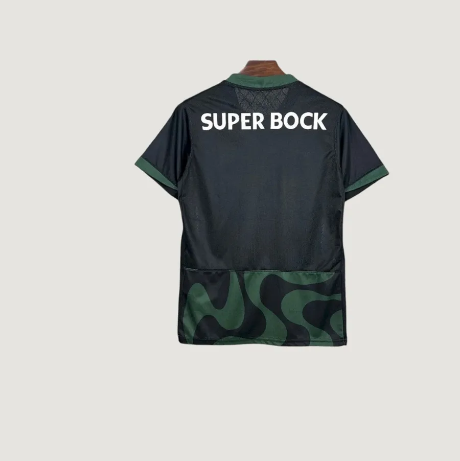Sporting Portugal – Maillot Extérieur 25/26 – Vert & Noir