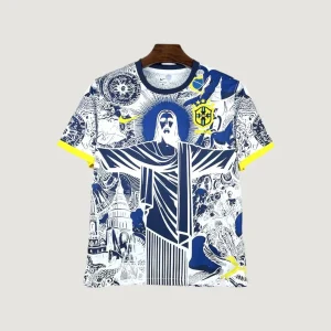 Brésil – Maillot Concept 25/26 – Bleu & Blanc