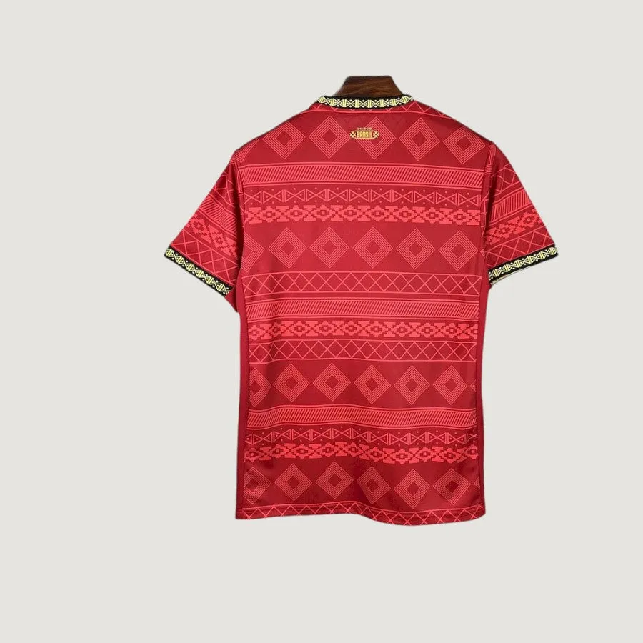 Brésil – Maillot Concept 25/26 – Rouge & Jaune