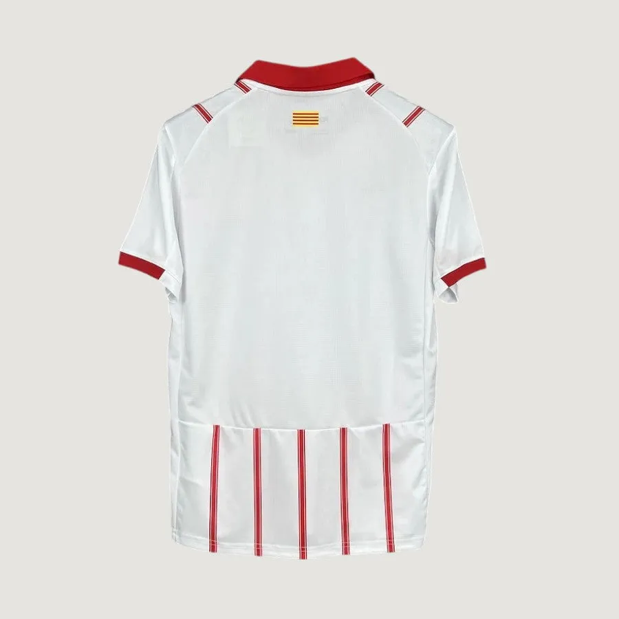 Girona FC – Maillot Extérieur 25/26 – Blanc & Rouge