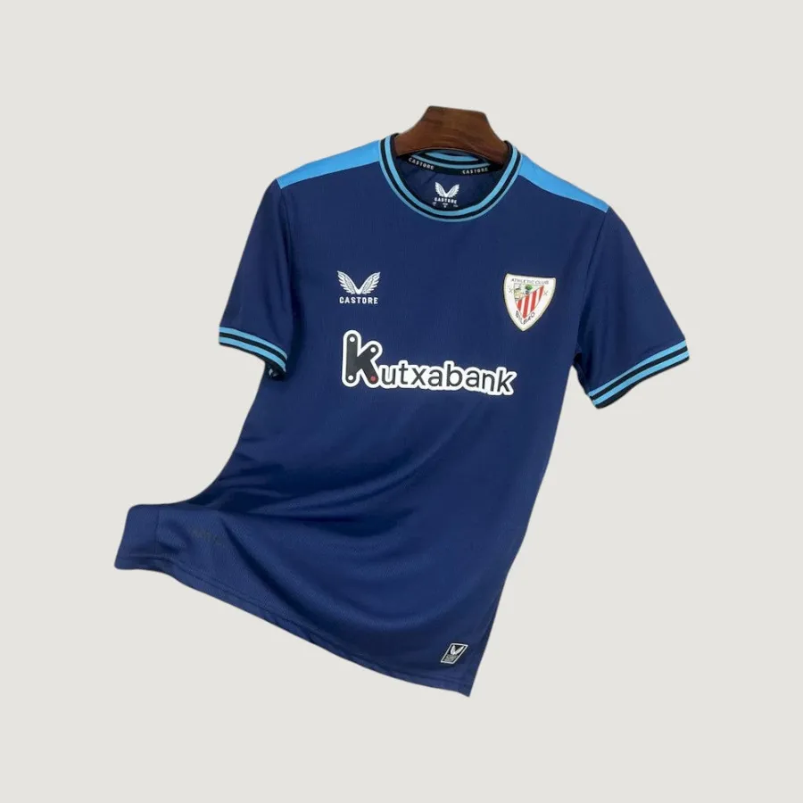 Athletic Bilbao – Maillot Extérieur 25/26 – Bleu