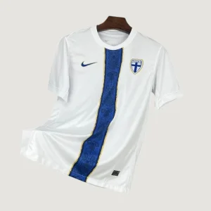 Finlande – Maillot Domicile 25/26 – Blanc & Bleu