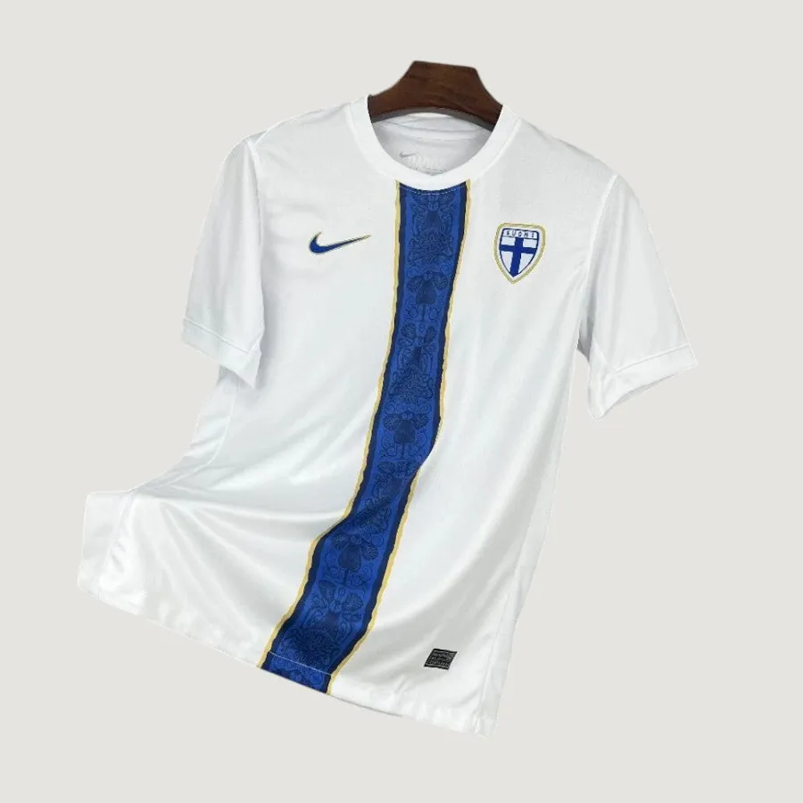 Finlande – Maillot Domicile 25/26 – Blanc & Bleu