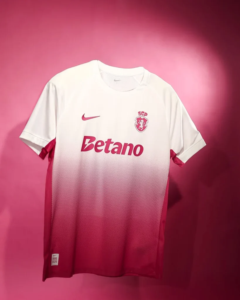 Maillot Octobre Rose du Sporting CP
